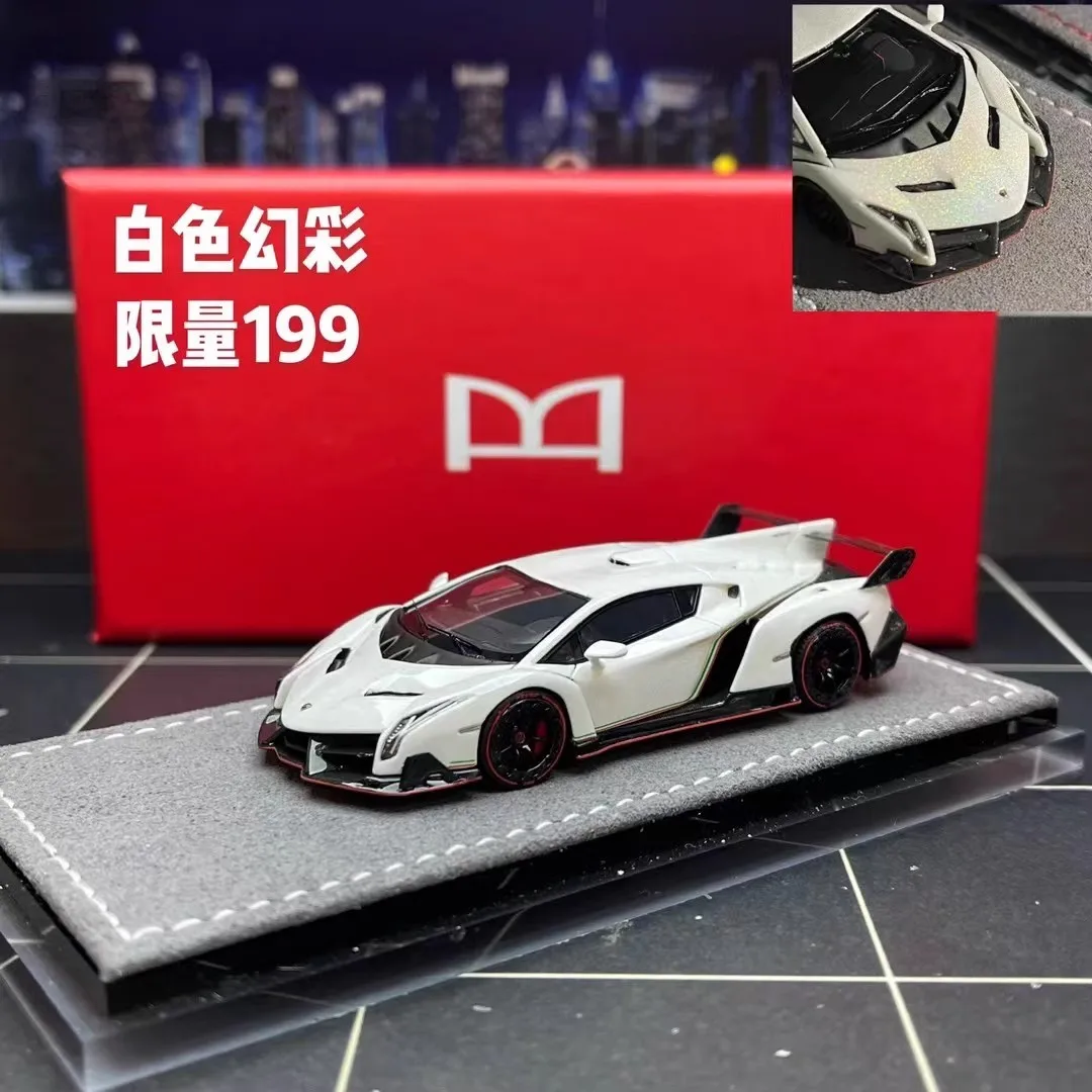 DMH x RW 1:64 VENENO الراتنج دييكاست نموذج سيارة #3