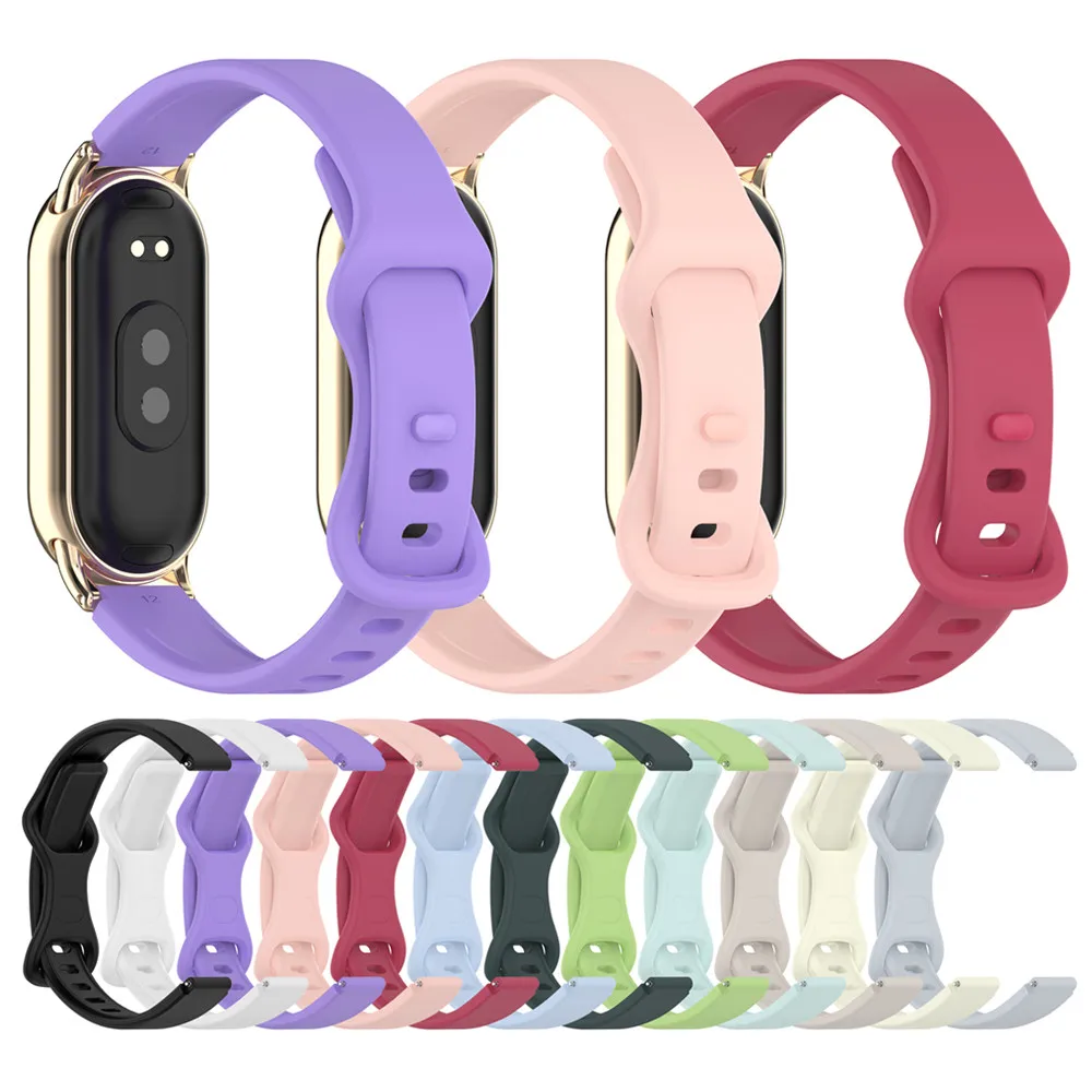 Универсальный силиконовый ремешок 12 мм, спортивный ремешок с пряжкой-бабочкой, подходит для головы и рамы, аксессуары шириной 12 мм