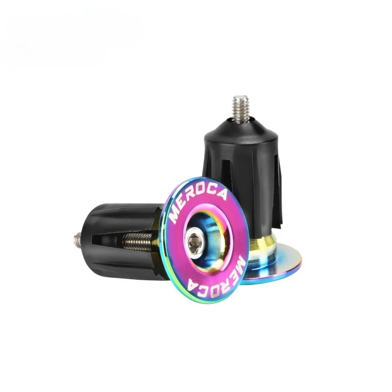 AliExpress MEROCA Handlebar Cap Mtb Bicycle Handlebar Plugs Mountain Bike Handle Bar End Bicycle Lock On Grips Cap Handle Cover Cycling