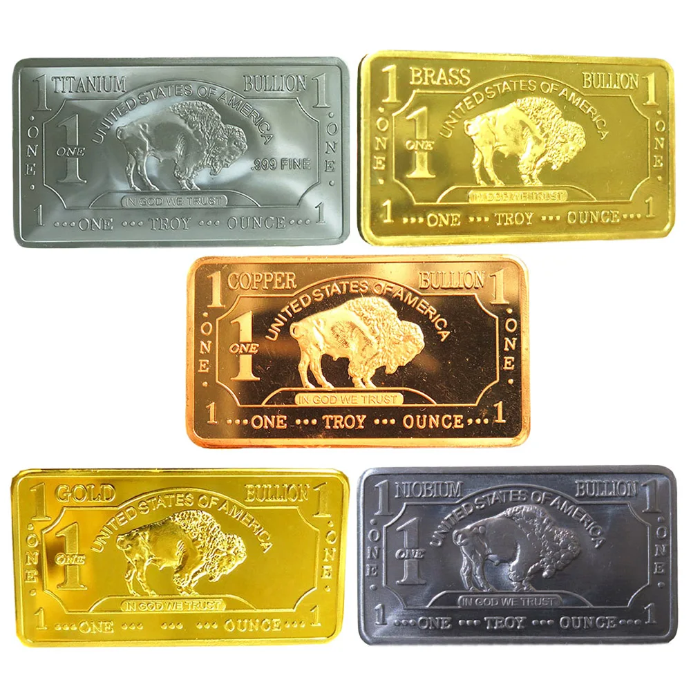 Descubre el Valor y Elegancia de las Monedas de 1 Troy Ounce: Una Evaluación Detallada del Colección Buffalo Bar de Niobio
