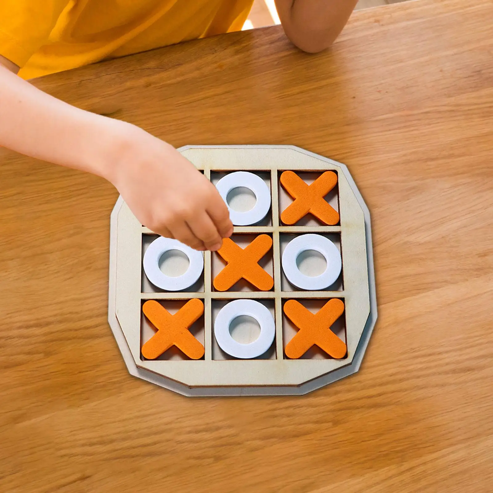 Houten Tic Tac Toe Spel Puzzelspellen Grappig Tafelspel Voor Volwassen Kinderen Reizen