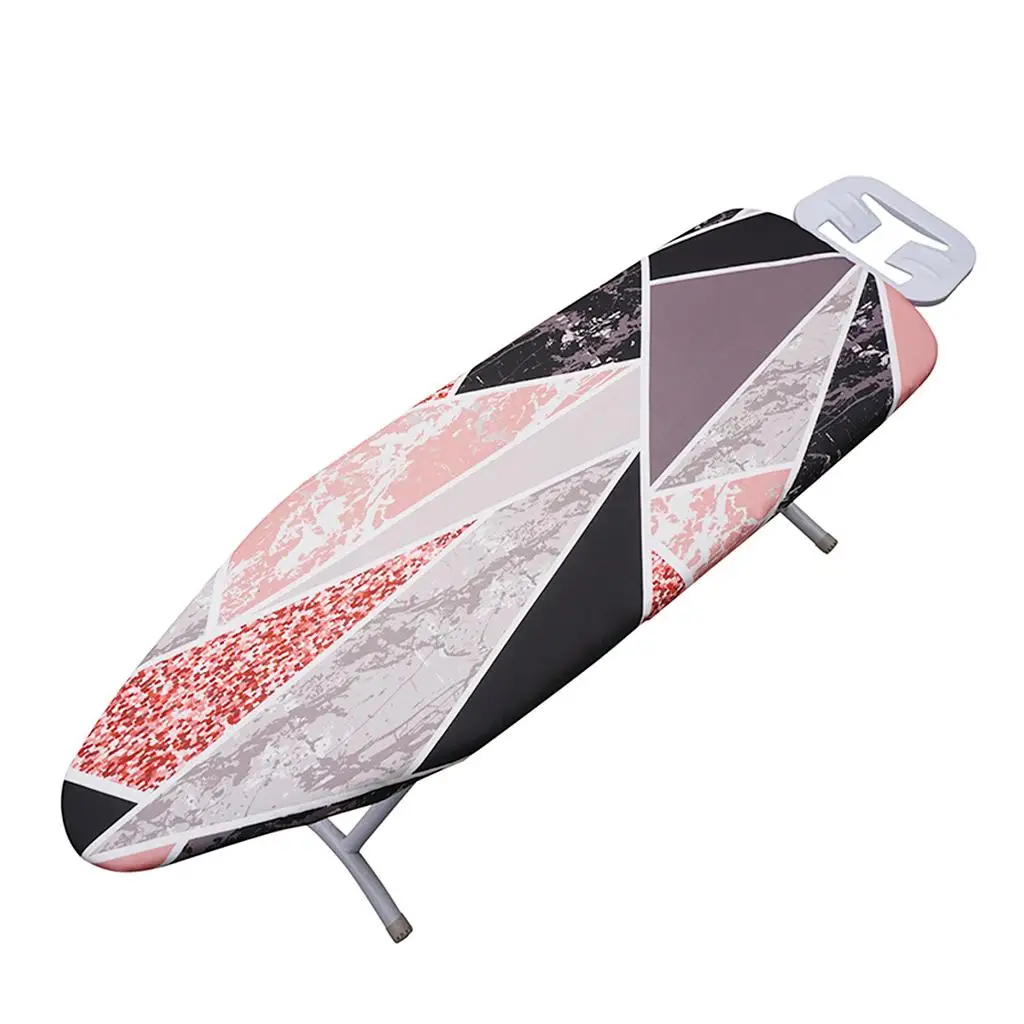 Ironing Board Cover Heat Resistant Reflective Pad Elastic Strap Design for Ironing Board Cover 140x50 for Home Ironing Center