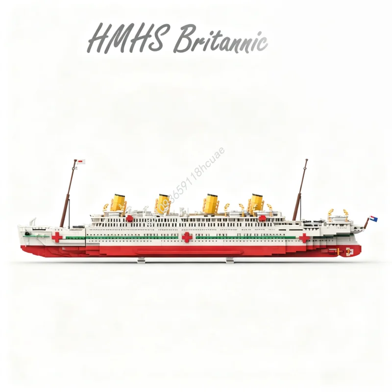 

3483pcs MOC HMHS Britannic nan Model Building blocks idea Architecture craft toys Education Modular Assemble Christmas gifts