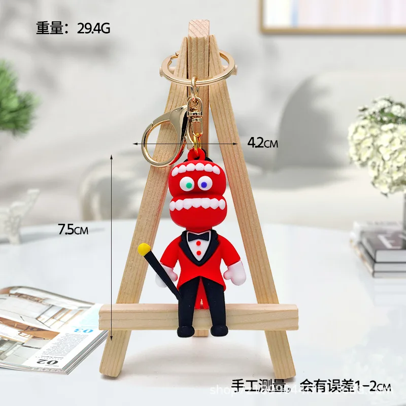 Cross-border sales of The Amazing Digital Circus three-dimensional peripheral key chain wholesale