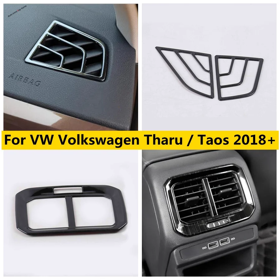 

Rear Front Dashboard Upper Air Conditioning Outlet AC Vent Cover Trim For VW Volkswagen Tharu / Taos 2018 - 2023 Car Accessories