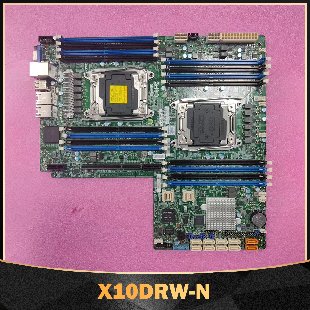 Xeon Processor E5-2600 v4/v3 Family i350-AM2 Dual Port GbE LAN LGA 2011 For Supermicro Motherboard X10DRW-N