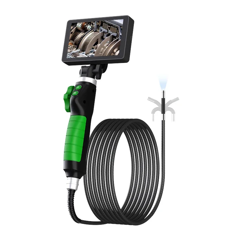 Dearsee IP67 Waterproof 3.9mm car videoscope portable steering endoscope with 5 inch articulating borescope