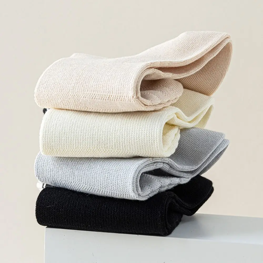 10Pairs Comfortable Sweat Absorption Women Ankle Socks Breathable Hosiery Mesh Thin Socks Anti Slip Short Tube Socks Ladies Girl