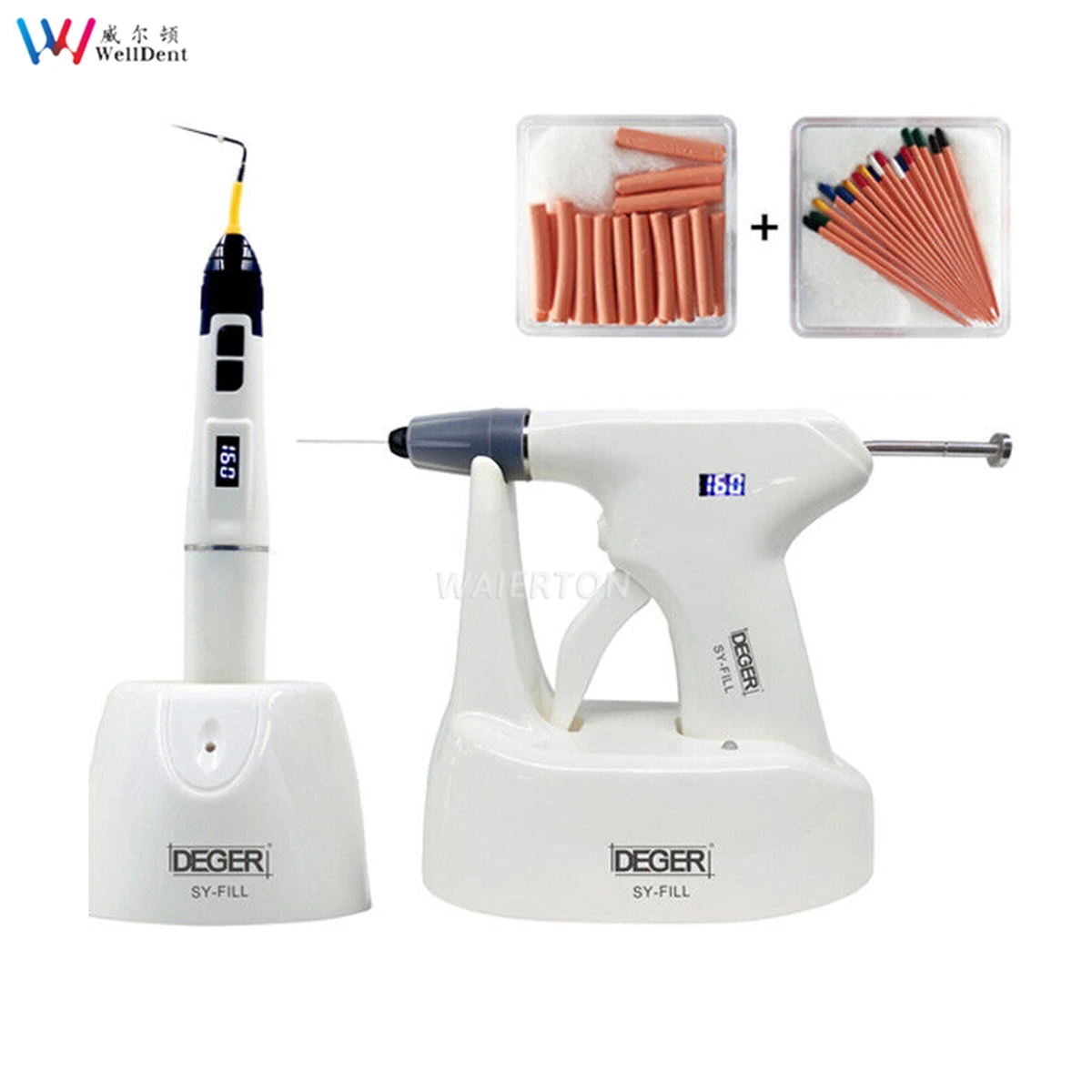 

Dental Endo Obturation System Wireless 2 in 1 Filling Gun Percha Gutta Tips OLED LCD Display Endodontic Dentistry Tools