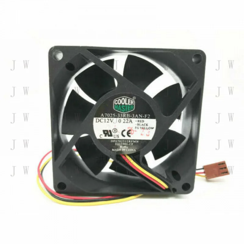 

DDJ 1PC for Cooler Master A7025-33RB-3AN-F2 DC12V 0.22A 7025 silent cooling fan