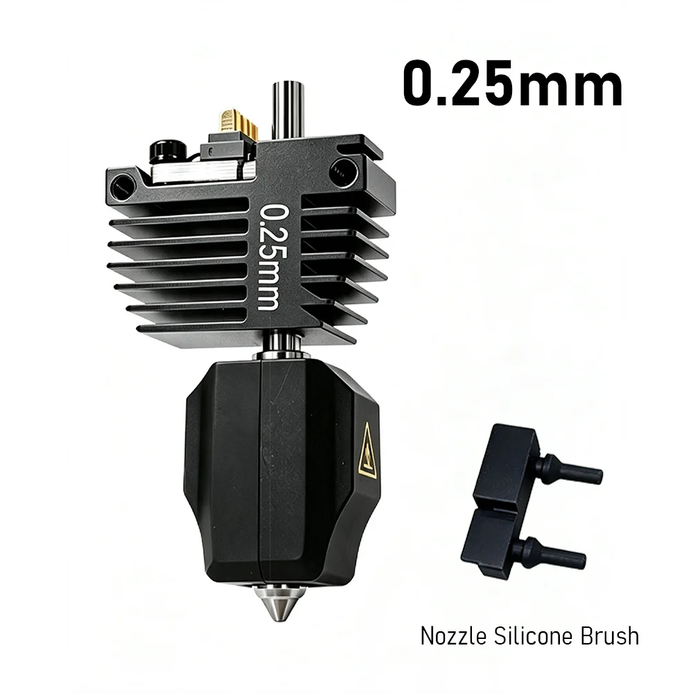 C5-Serie Hotend für Flashforge Creator 5/5 Pro, Düse aus gehärtetem Stahl 0,25/0,4/0,6/0,8 mm, Extruder-Hot-End-Ersatzteile