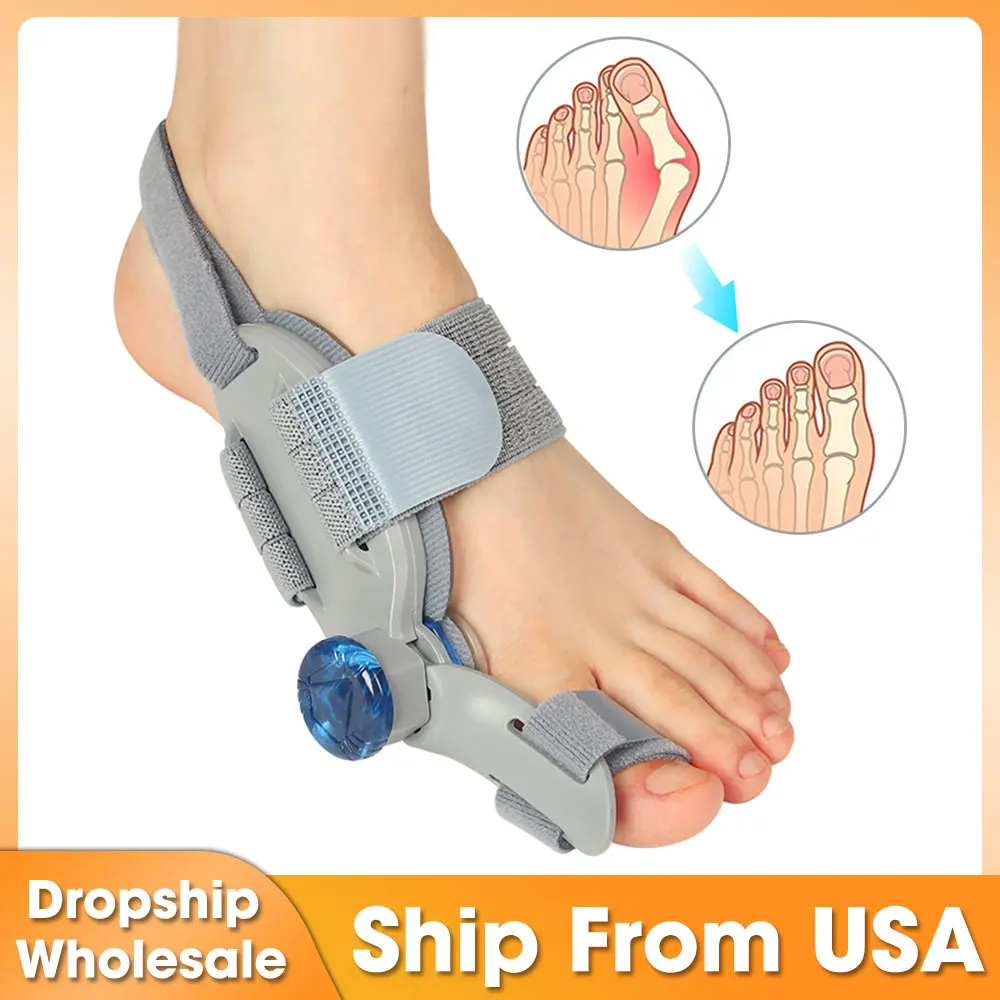 

Bunion Corrector Unisex Adjustable Big Toe Valgus Correct Toe Separator Tool Left Right Feet Straightener Orthopedic Foot Thumb