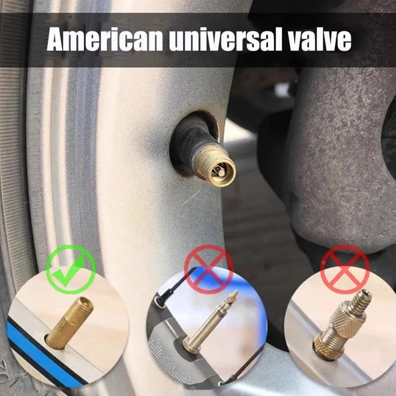 Car Tire Pressure Monitoring Alarm Valve Cap Universal Tire Stainless Steel Copper Core Tire Pressure Monitoring Warning