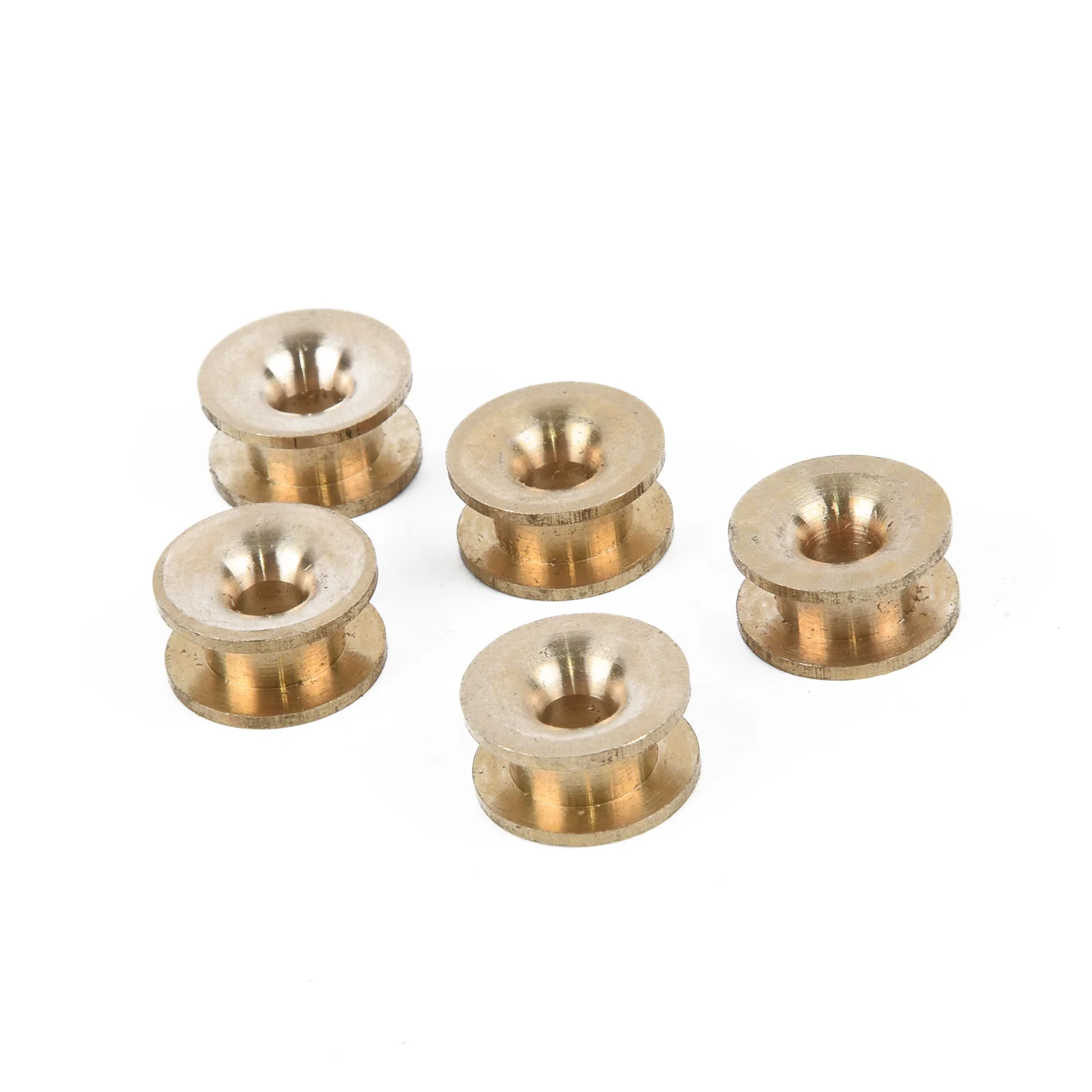 Brush Cutter Trimmer Head Eyelets 5PCS Brass for Replacement in Standard Line Feed Assemblies and Spool Mechanisms