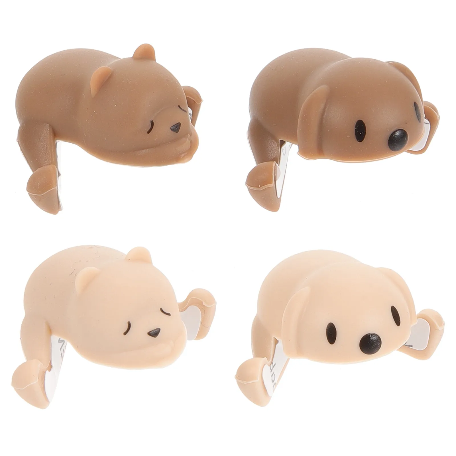 

4Pcs Animal Protectors Silicone Table Edge Guards for Home Safety Cute Desk Bumpers Protection for Furniture