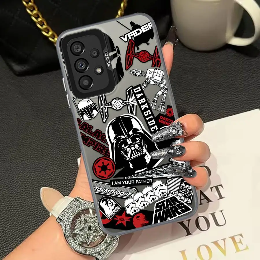 Capa para Samsung Galaxy A51 A04 A31 A07 A17 A54 A15 A16 A26 A50 A34 A05 A24 A25 A71 A14 A12 A72 A56 A23 Capa de Telefone Star Wars