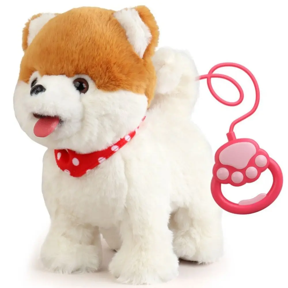Giocattoli elettronici interattivi Simulazione di animali domestici Giocattolo di peluche Cucciolo di cammina Corteccia Cane elettrico Peluche Cane da compagnia Bambini