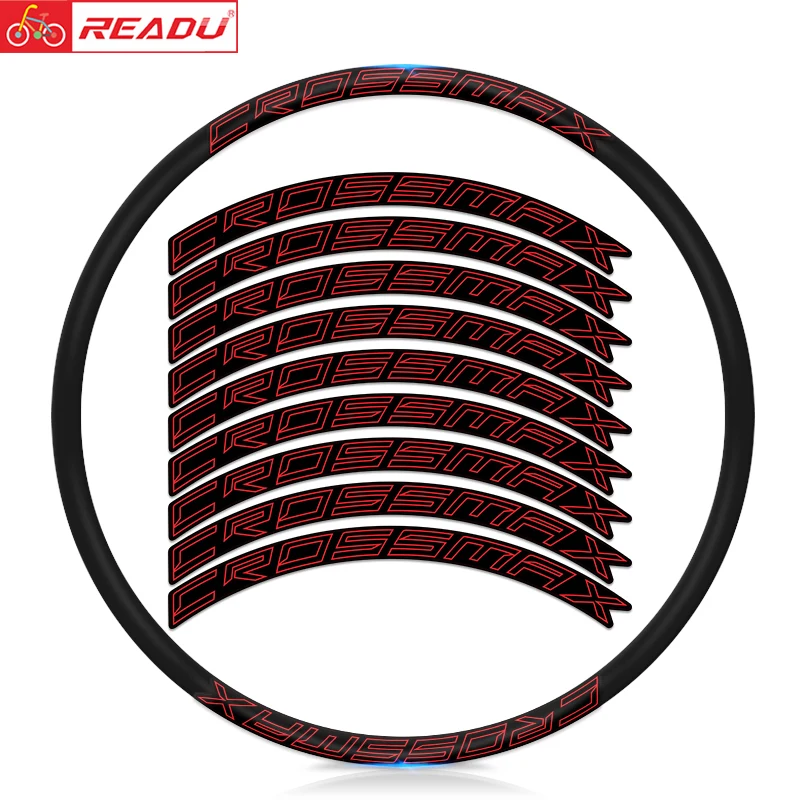 READU 2023 mavic CROSSMAX SL R MTB wheel sticker width 23mm bicycle wheel decals bike stickers for two wheels MTB rim stickers