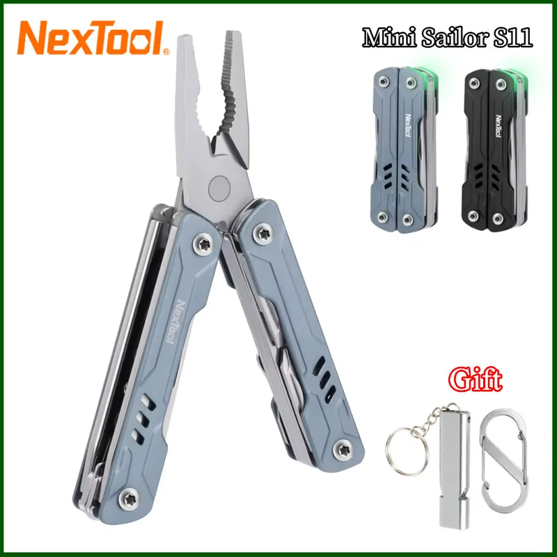 

NexTool S11 Mini Sailor Pliers 12-In-1 Multitool Plier Knife Folding Pocket Screwdriver Scissors Portable EDC Outdoor Hand Tools