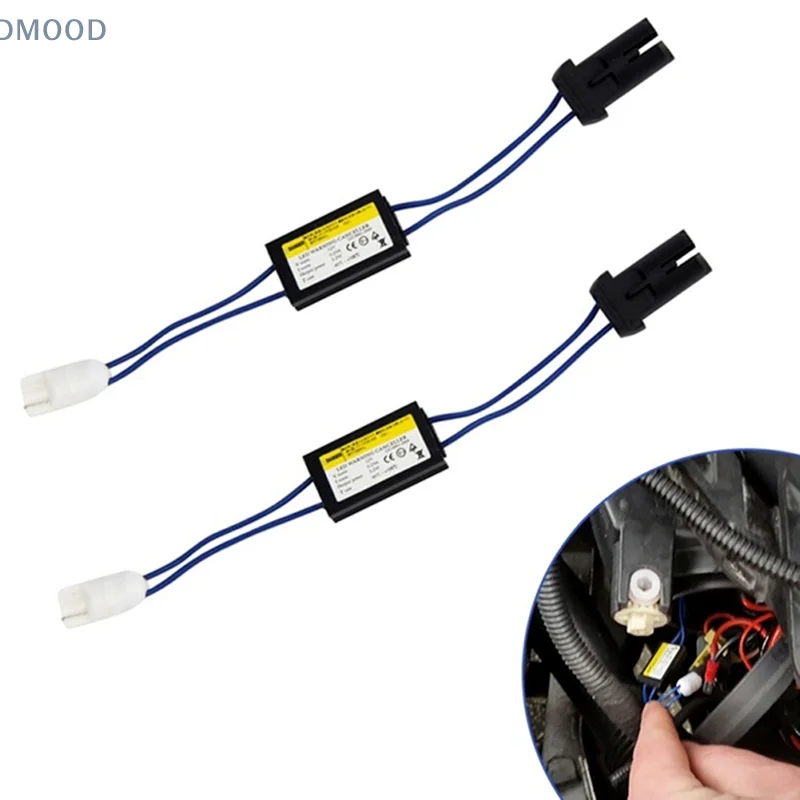 T10 Canbus Cable 12V LED Warning Canceller Decoder 501 T 10 W5W 192 168 Car Lights NO Error Canbus OCB Load Resistor 1pc