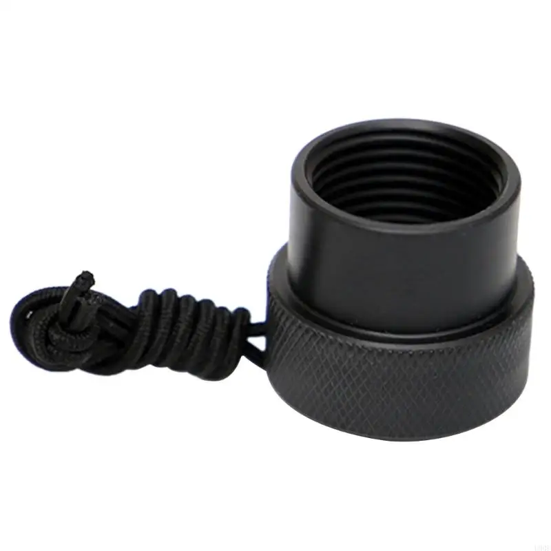 U90E DIN Tanks Valves Cover Protector Dust Plug Attach with Rope Diving Dust