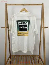 VTG AMD Athlon Silicon Tech Processor Game PC Computer Hack Employee T-Shirt XL