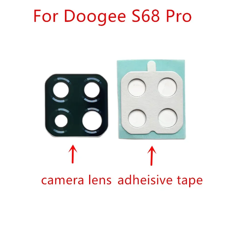 New Original Phone Parts For DOOGEE S68 Pro 5.9inch Cellphone Rear Back Camera Lens Flim Repair Accessories