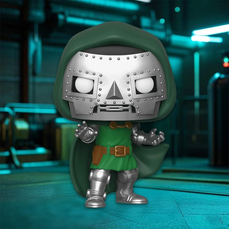 FUNKO POP Vinyl Figurine Fantastic Four Doctor Doom Marvel Rivals Super Hero Action Figure Collection Desk Decor Boy Adult Gift - Image 3