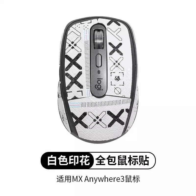 For Logitech MX Anywhere3S Mouse Grip Tape Skate Handmade Sticker Non Slip Suck Sweat Wireless Superlight Mouse Accessorie
