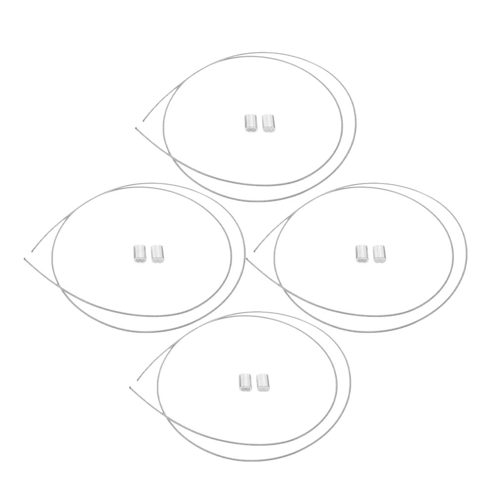 4 قطعة كرة السلة هوب صافي سلسلة دائم خيوط الحبل التثبيت السريع صافي تحديد ملحق استبدال حبل لشبكات الإطار #1