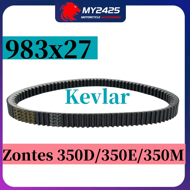 

MY2425store ZONTES 350 Motorcycle Scooter Transmission Drive Belt For Zontes 350 ZT350D D350 ZT350T-E/D/M 350E 350M 983x27