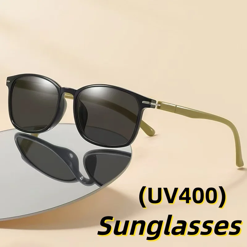 

New Fashion Classic Oval-Frame Sunglasses Ultra-Lightweight Outdoor UV-Protective Shades Trendy Minimalist Eyewear Unisex