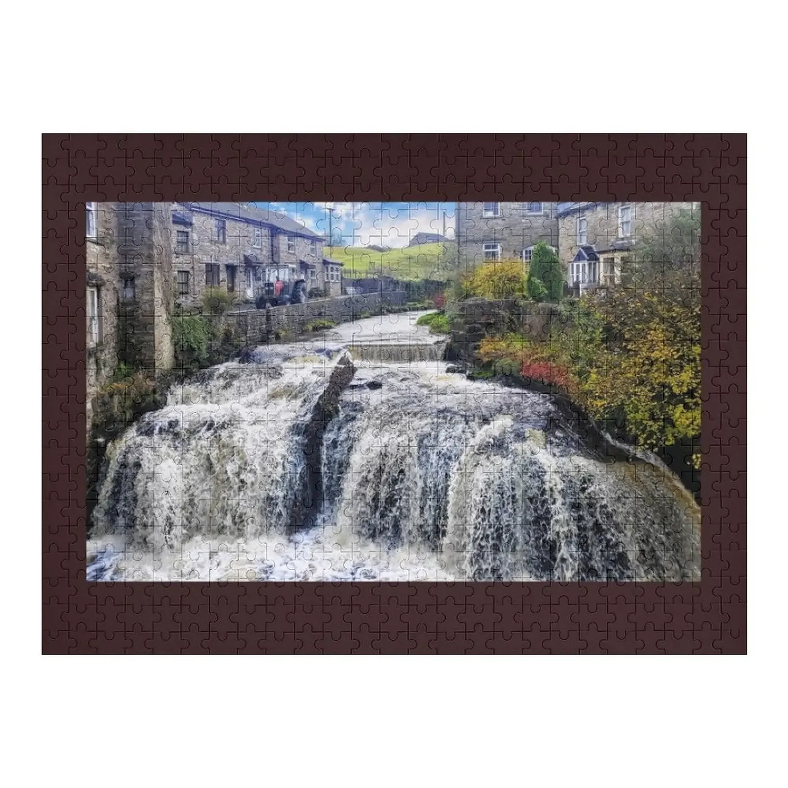 

Hawes Waterfall, North Yorkshire, England Jigsaw Puzzle Custom Kids Toy Personalized Gift Married Wooden Name Puzzle