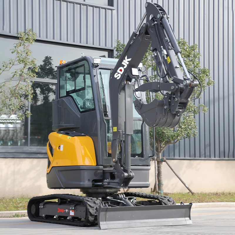 Excavators Multi functional Hot selling  1 T  2 T 3 T Compact Mini Excavators, Customizable Enclosed Multi purpose Excavators