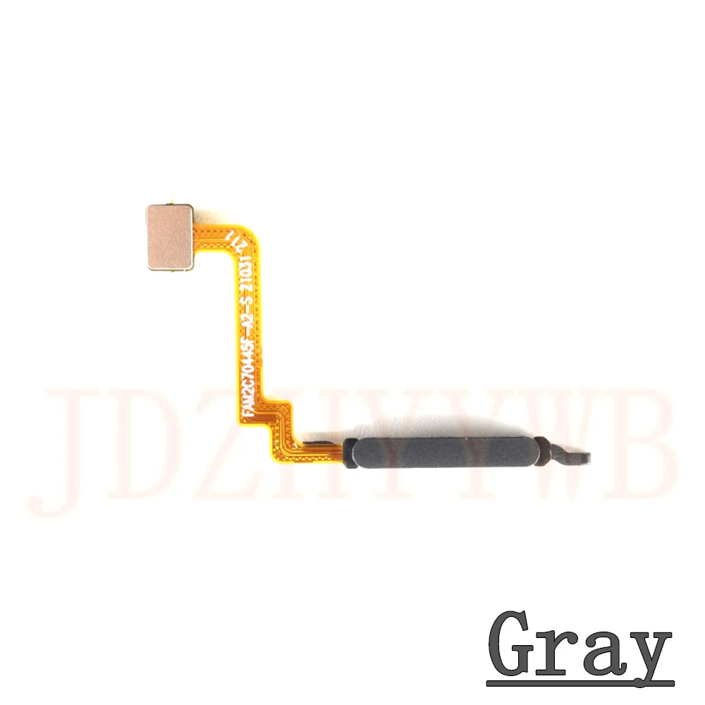 Original For Xiaomi Redmi 10 5G Fingerprint Sensor Home Return Key Menu Power Button Flex Ribbon Cable