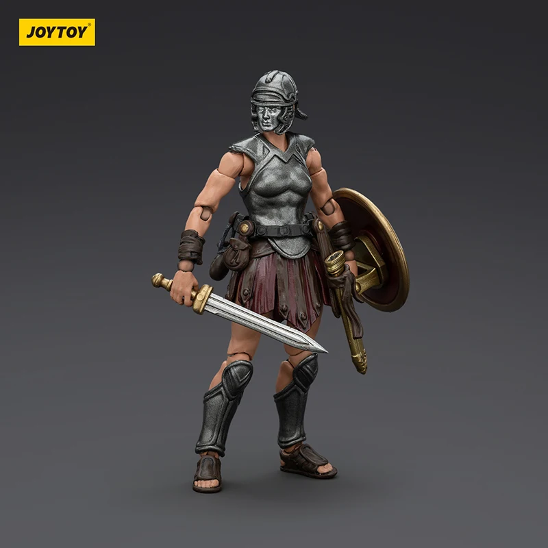 JOYTOY  Strife Roman Republic Legionary Light Infantry Sword and Shield Female Model 1/18 Action Figures Collection Ornament Toy