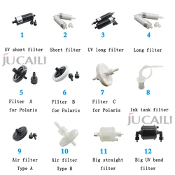 JCL 2pcs Ink Filter Damper for Konica Roland Xaar Crystaljet Infiniti Printhead Inkjet Printer UV/Eco Solvent Ink Dumper