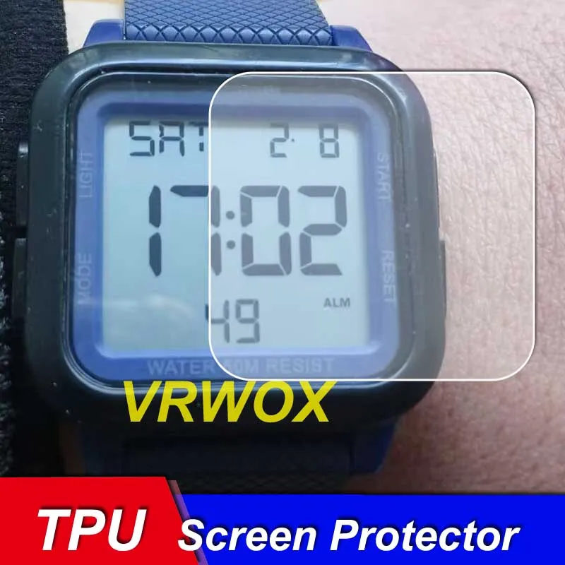 

3Pcs Protector For 1894 Watch Men Digital Sports Watch TPU Nano Screen Protector Film