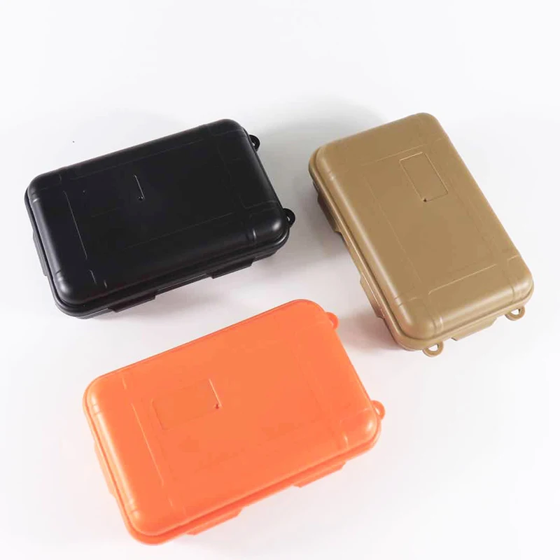 Outdoor Survival Plastic Waterproof Sealed Organizer Portable EDC Tools Container Camping Travel Small Storage Box