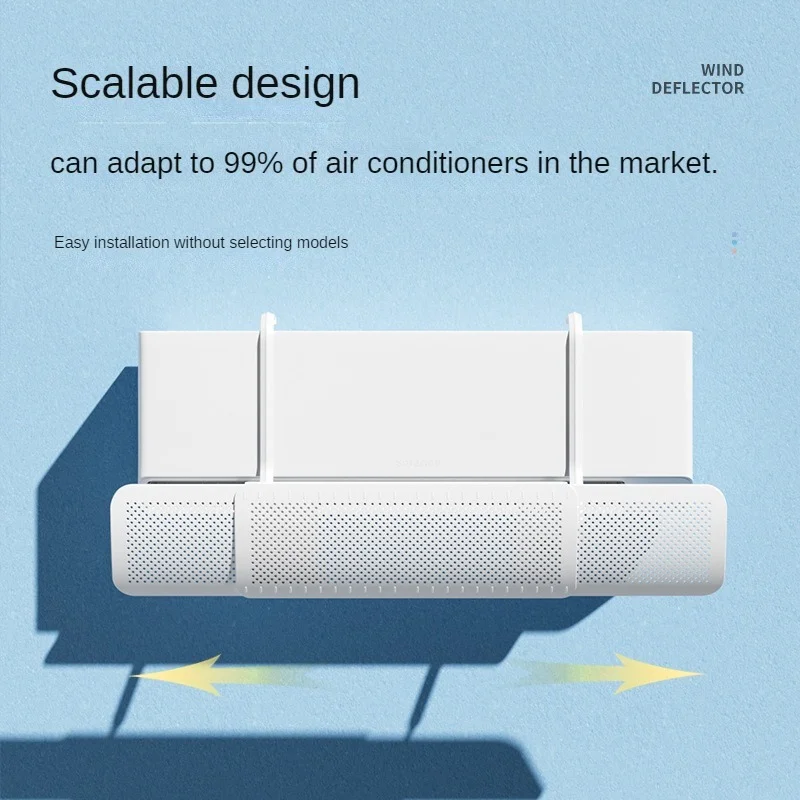 Universal klimaanlage Windabweiser versenkbare Anti-Direkt-Windschutz scheibe Kaltluft ab weiser Wind auslass Schall wand