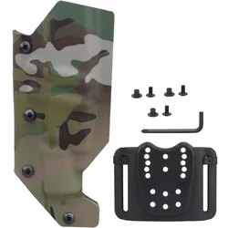 Lightweight Kydex Airsoft Tactical Holster for Glock 17 19 34 Walther CZ H&K P30 with X300U-A Flashlight Quick Release Holster