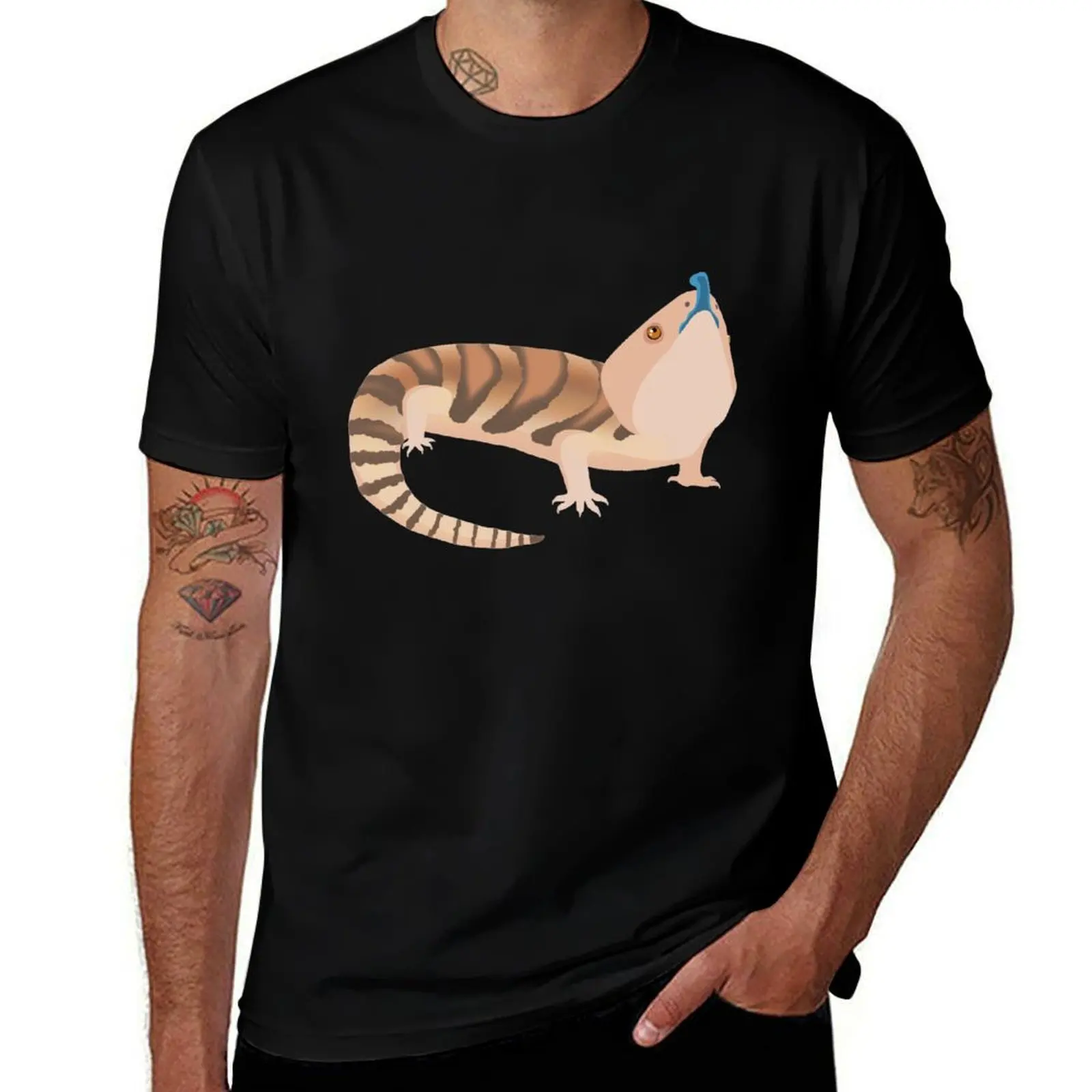 Northern Blue Tongue Skink T-Shirt Fitness Training Breathable Tee T-Shirt