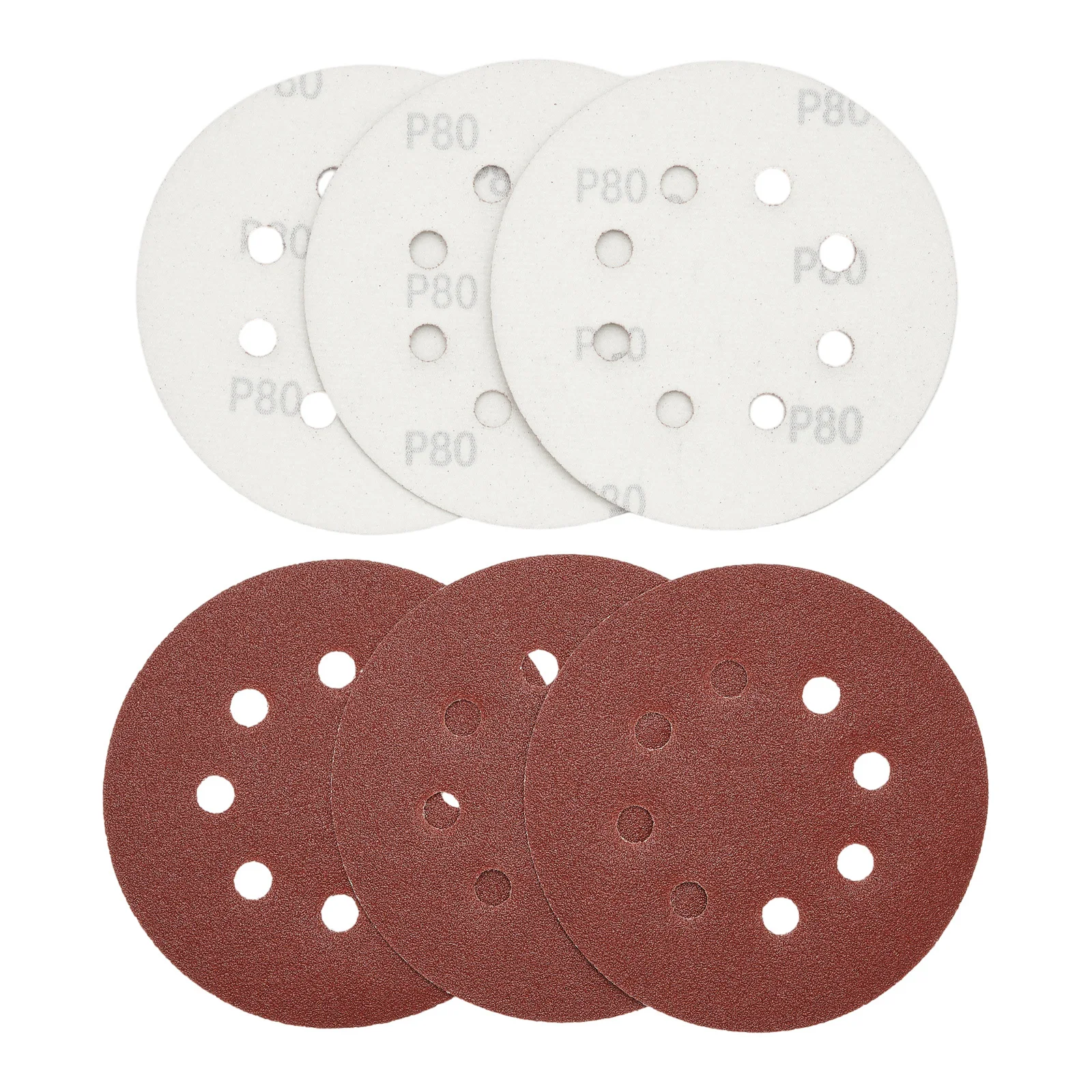 20PC 125 ミリメートルサンディングディスク 8 穴フックループサンドペーパー酸化アルミニウム 40-1500 グリットサンディングペーパーサンディングディスク研磨研磨ツール
