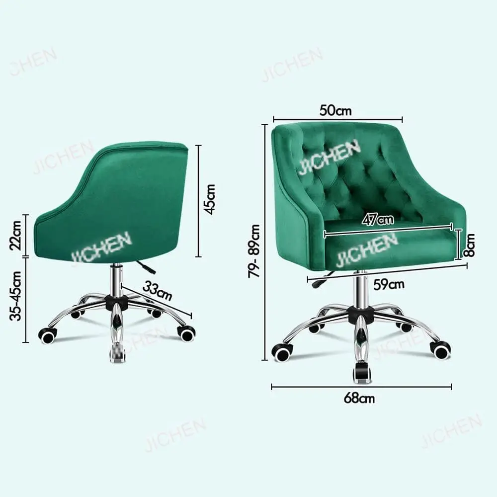 

Стул, поворотное тканевое кресло, компьютерный стол, современный домашний офис, регулируемый по высоте рабочий стул со средней спинкой для детей и взрослых