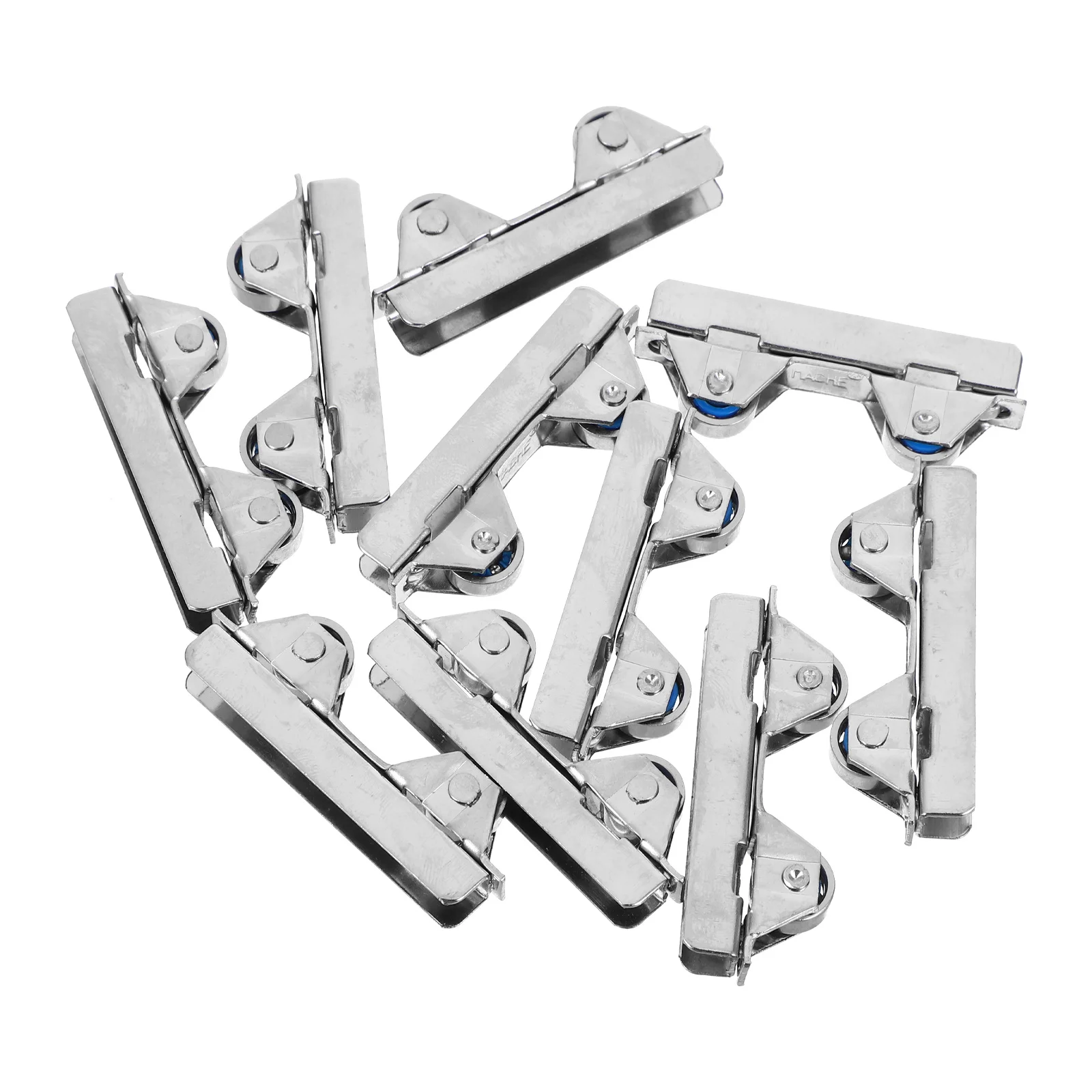 

10Pcs Glass Sliding Door Pulley Easy Fit Replacement Roller for Heavy Duty Showcase Window Door System Showcase Window Roller