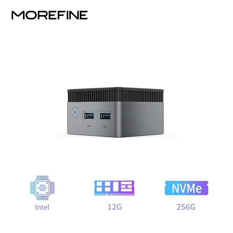 MOREFINE M6S Mini PC Intel 12th Gen N150 12G LPDDR5 512GB Window11