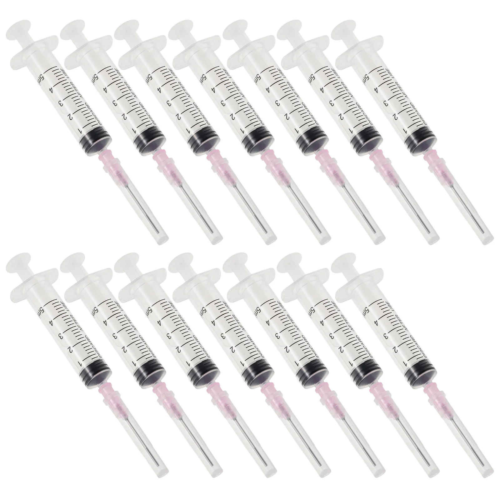 Outil d'injection d'encre, seringue à pointe plate précise, conception ergonomique anti-fuite pour stylo plume, recharge d'encre, remplissage d'huile essentielle 50 pièces