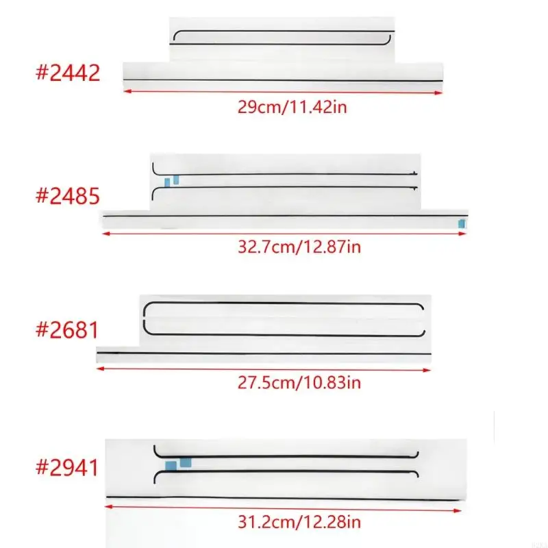 62KA LCD-Klebestreifen für Notebook-Laptop-Bildschirmreparaturen für A2442/A2485/A2681 A2941