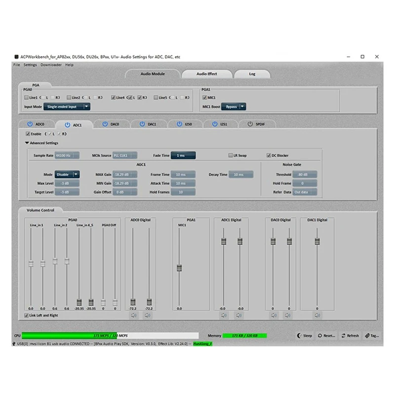 For DSP Digital Reverb Circuit Module Voice Changer Eq Howling Control Frequency Shifter Effect Mixer Sound Effects