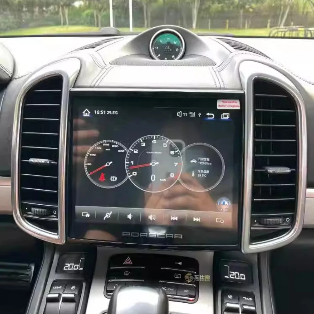 8.4 "สําหรับ porsche cayenne 958 2010-2015 Android 13 เครื่องเล่นมัลติมีเดียวิทยุรถยนต์ Wireless Carplay และ Android Auto Original Car